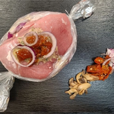 ROTI DE VEAU FORESTIER EN PAPILLOTE