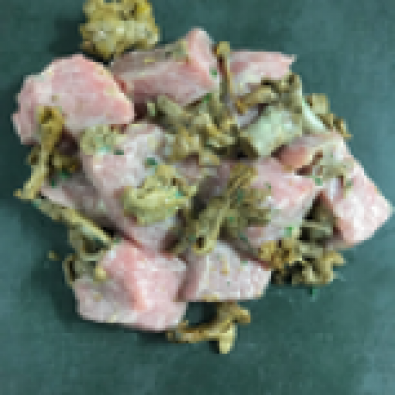 SAUTE DE DINDE CREME GIROLLES (la part)