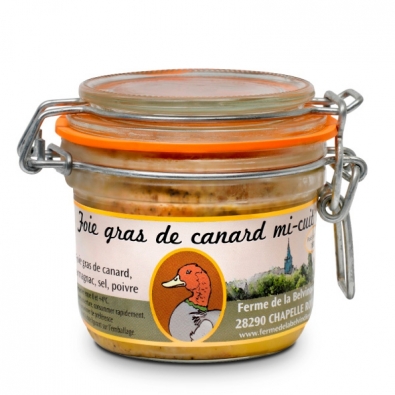 Bocal foie gras mi-cuit de canard